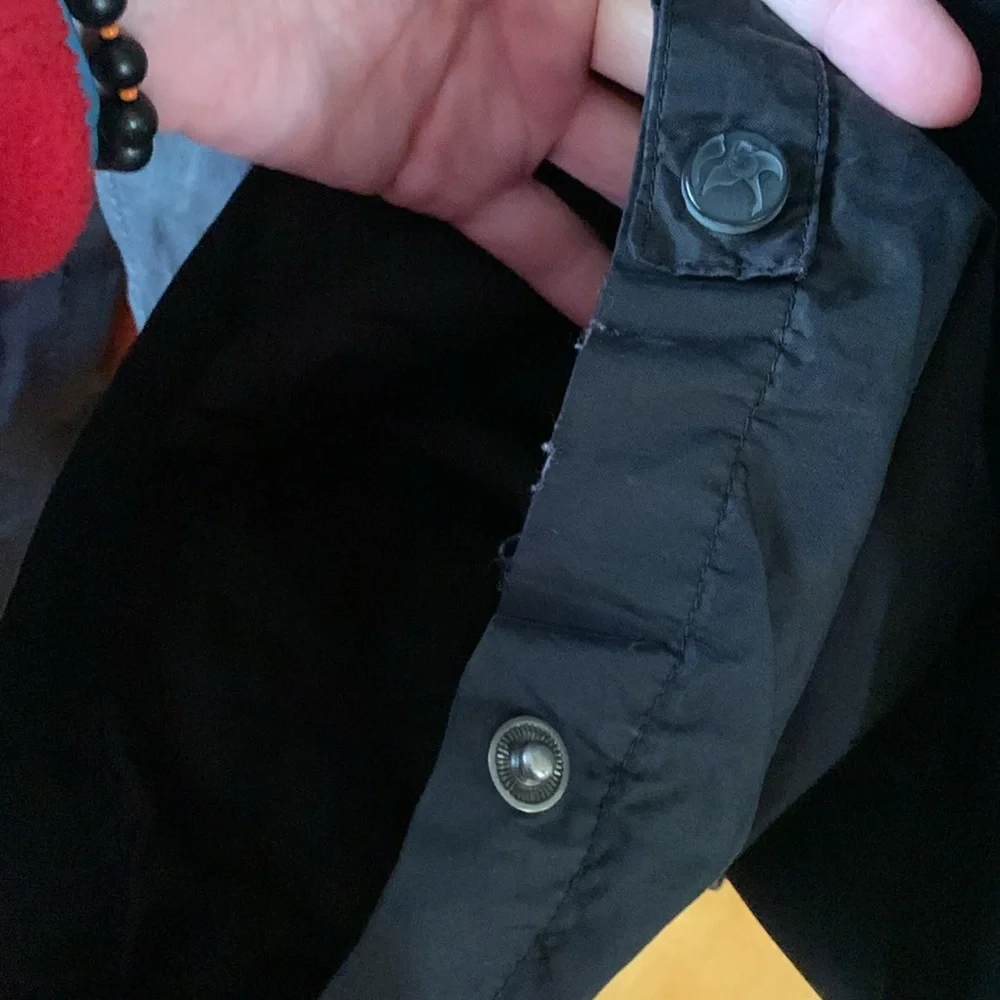 Guide Series men’s XL waterproof black Nylon Wind Rain Pants pull on GUC